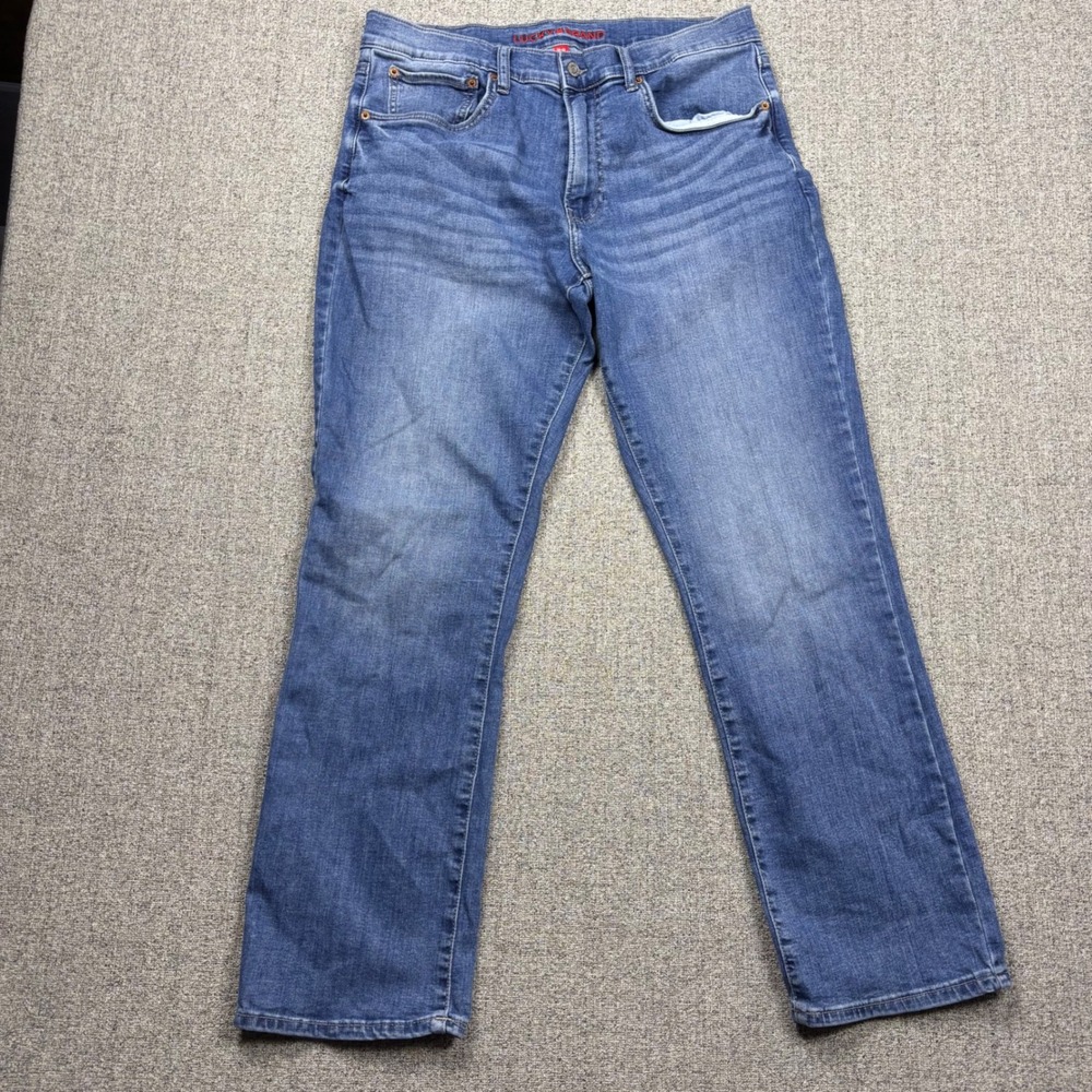 Lucky Brand Jeans Mens 34x31 223 Straight Blue Stretch Denim Pants